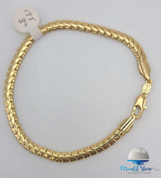 BRAZILIAN GOLD FILLED HAND BAND